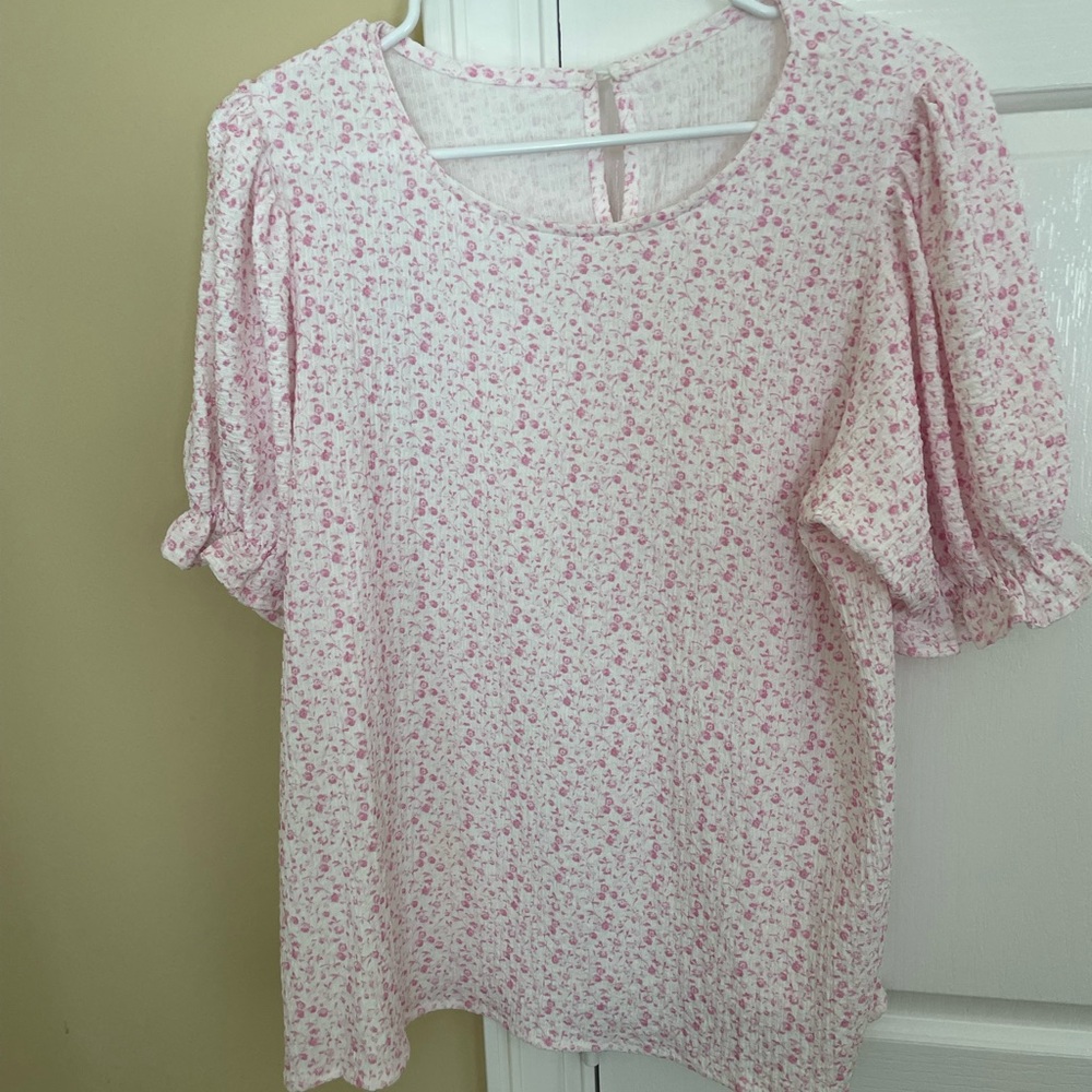 Floral Pink Women's Top